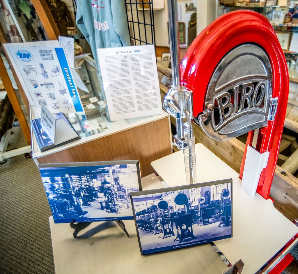 Biro Manufacturing Exhibit at The Ottawa County Museum