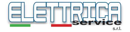 Logo del servizio ELETTRO in blu e nero con sottolineatura rossa su sfondo bianco.