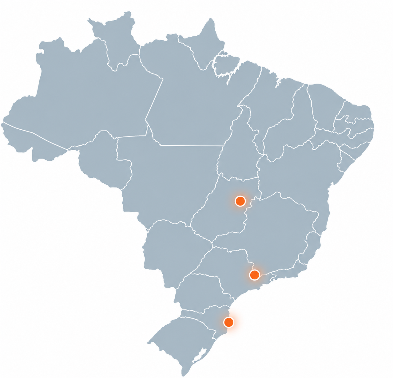 Mapa do Brasil - Approach Tecnologia