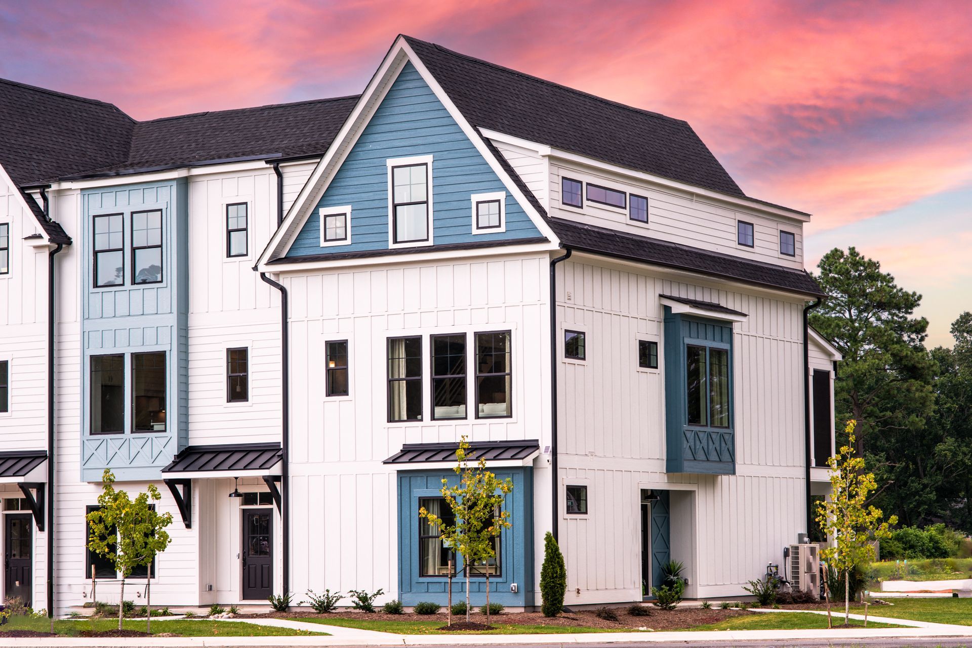 White home exterior | Legacy 168 | Stephen Alexander Homes | Chesapeake, VA