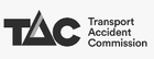 TAC Transport Accident Commission logo in black on a light background