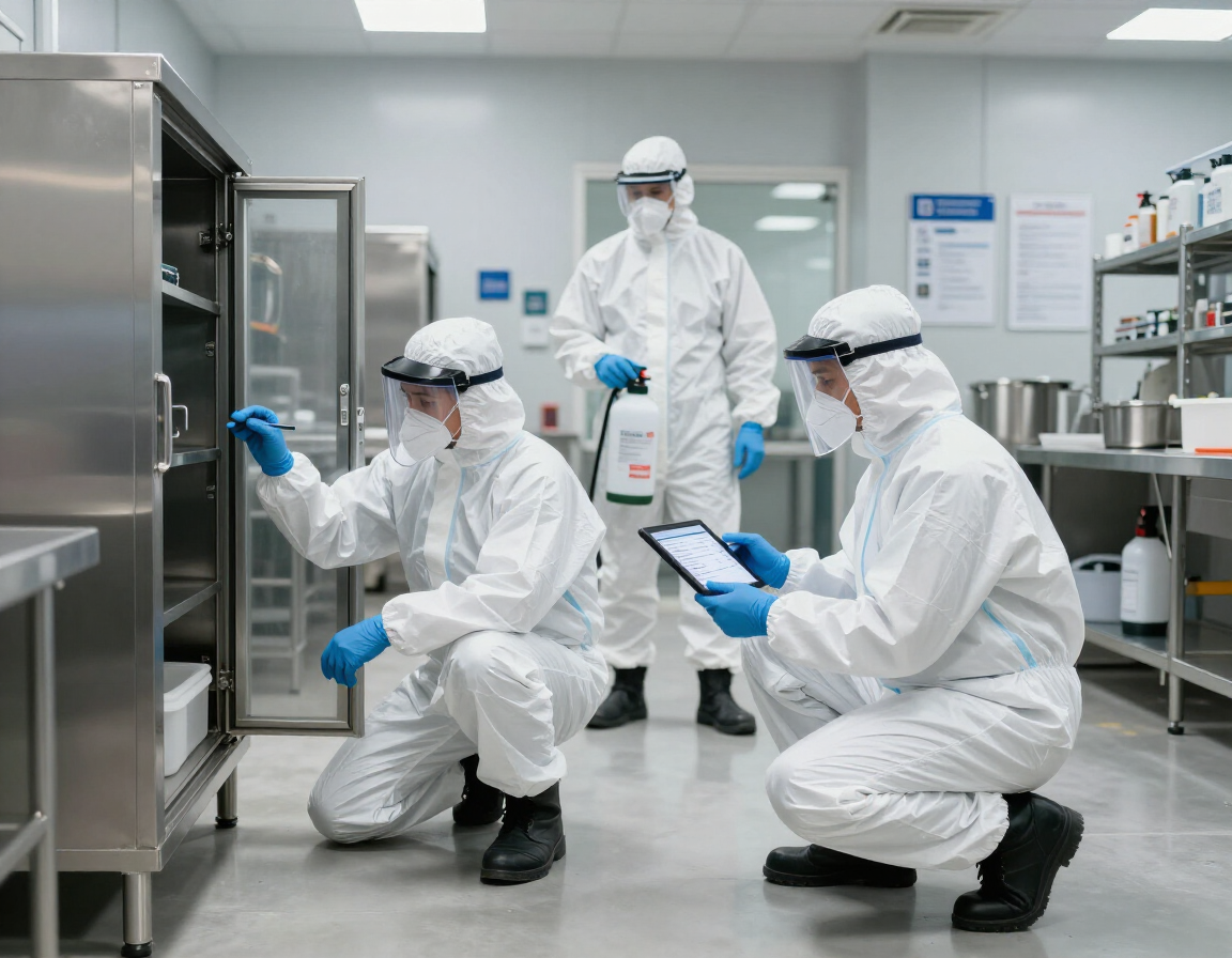 Equipo de Fumigaciones Posadas realizando una inspección profesional en Monterrey