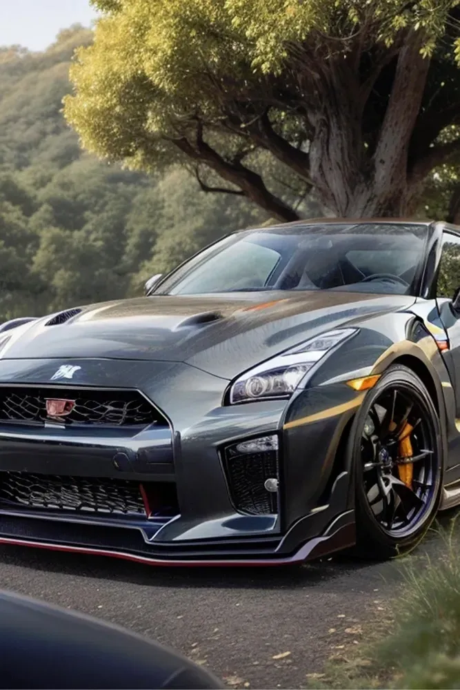 A Nissan GTR is parked in the Pennant Hills area after the application of a Ceramic Coating.