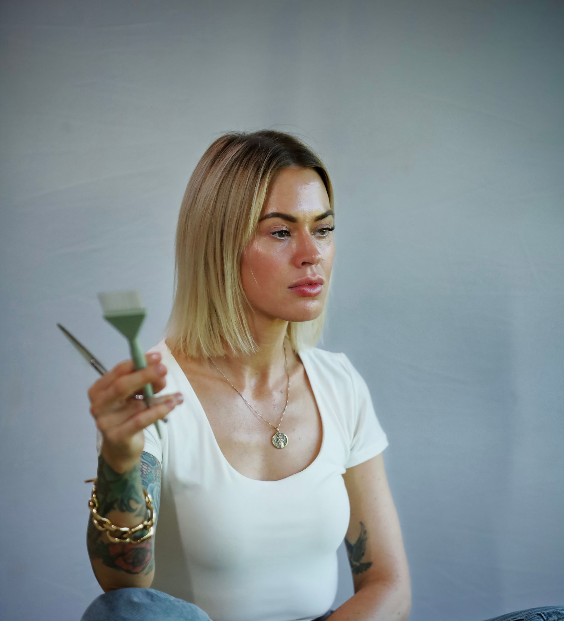 hair stylist photoshoot for license and social media