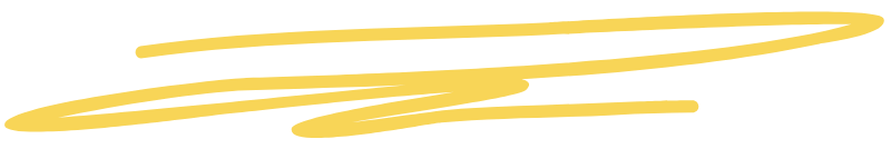 Yellow squiggly line on white background.