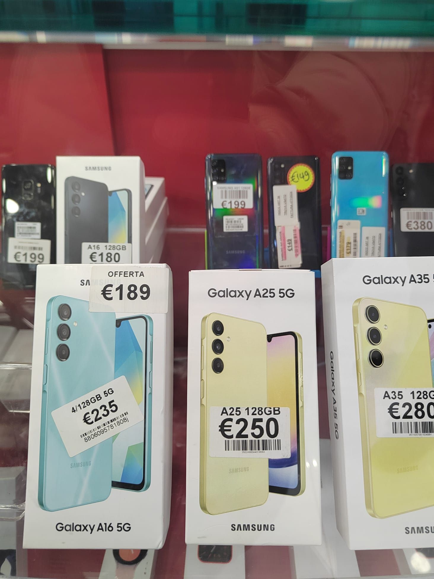 Samsung Galaxy in vendita