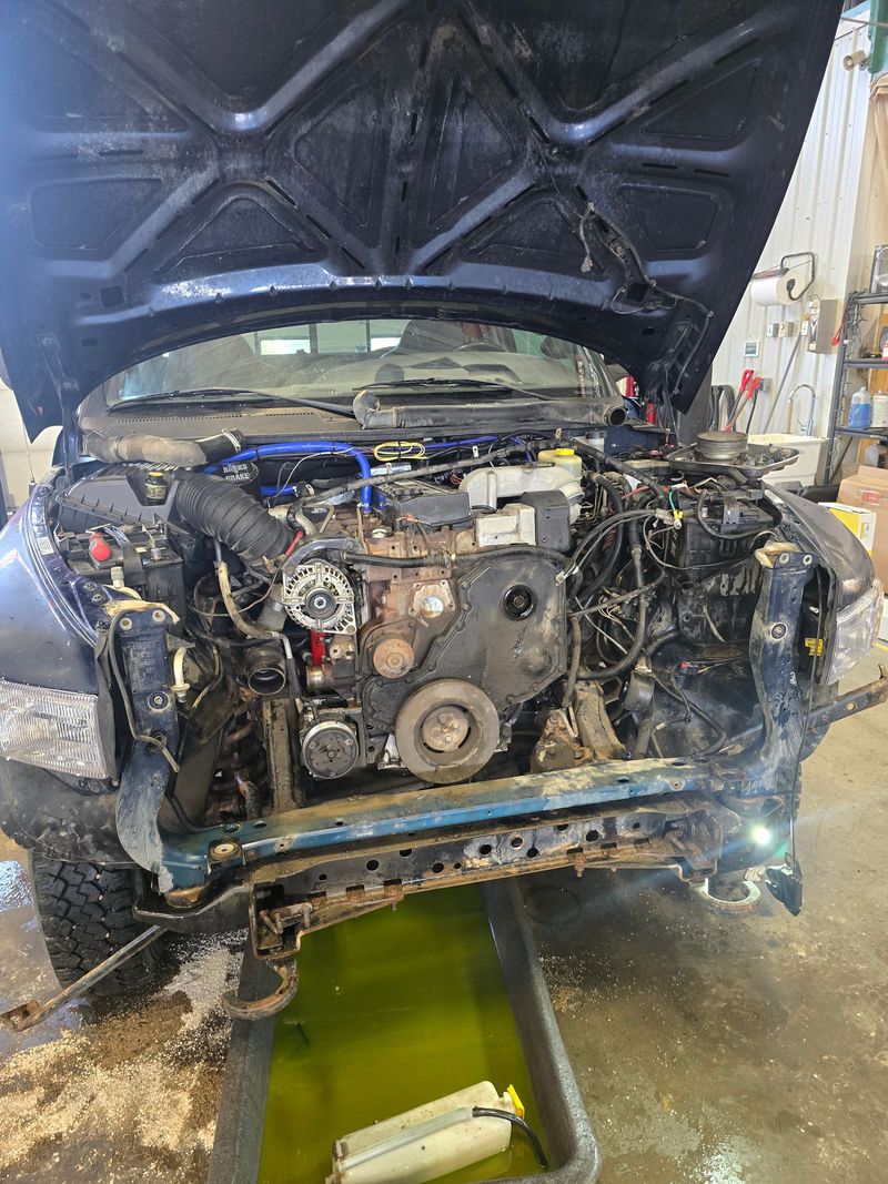 Radiator flush and coolant service