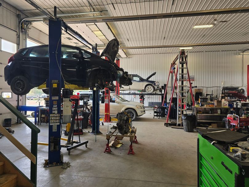Technician performing preventative maintenance inspection