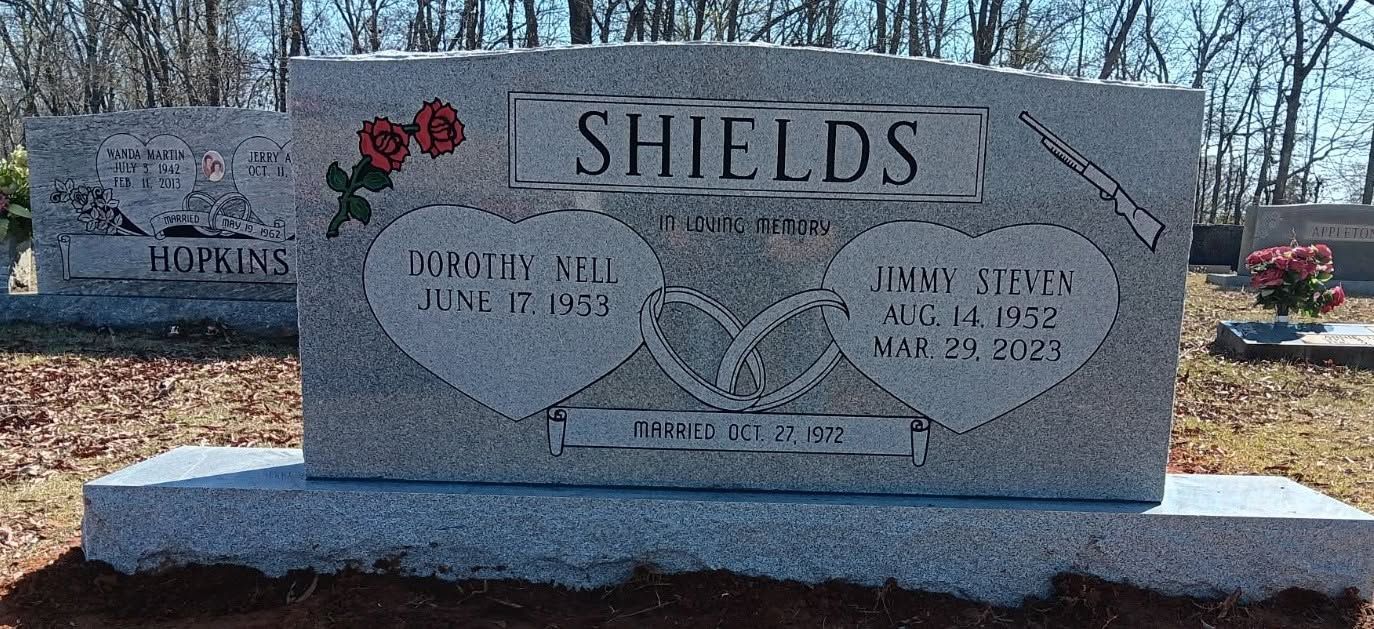 Bronze grave marker with dates Sept. 7, 1979 - Nov. 10, 2023. Name: Luke S. Harville, on a granite base.
