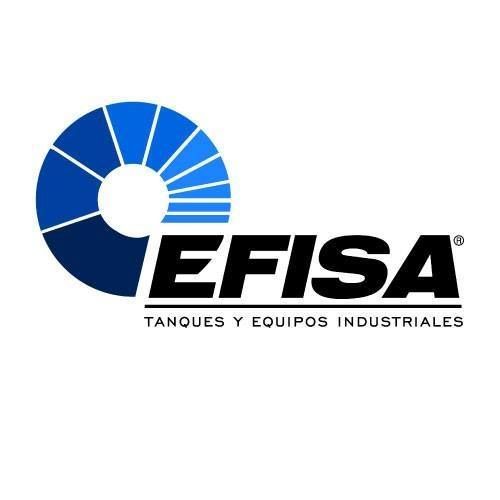 EFISA logo with blue circular icon and black text “EFISA Tanques y Equipos Industriales”