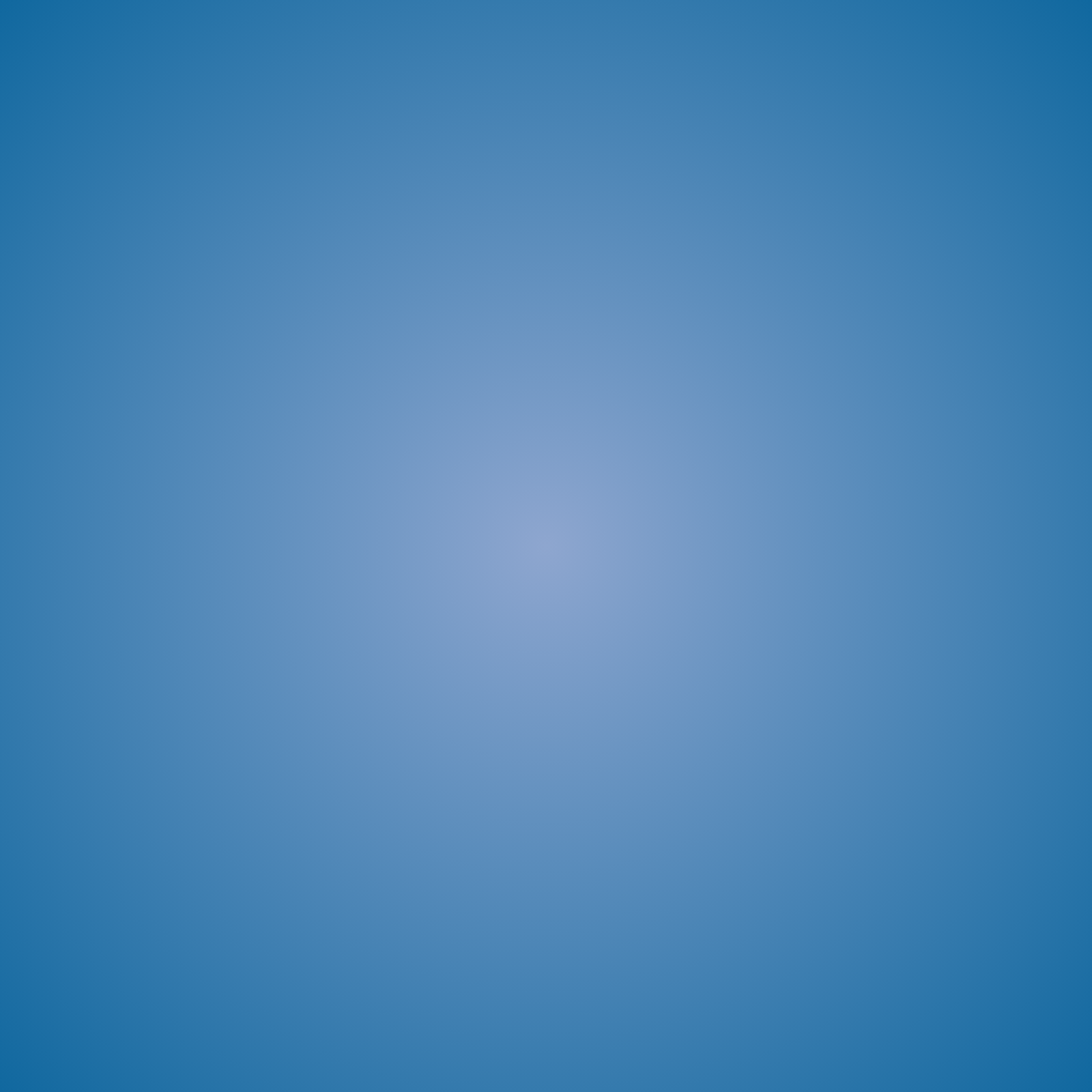 Blue gradient background with a soft light center