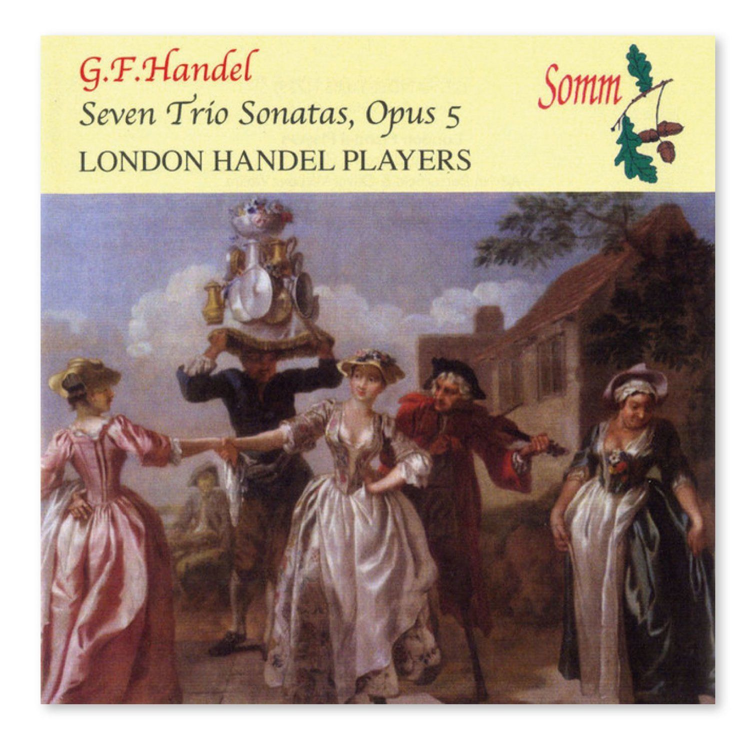 Handel Trio Sonatas op.5 (Somm) CD Cover