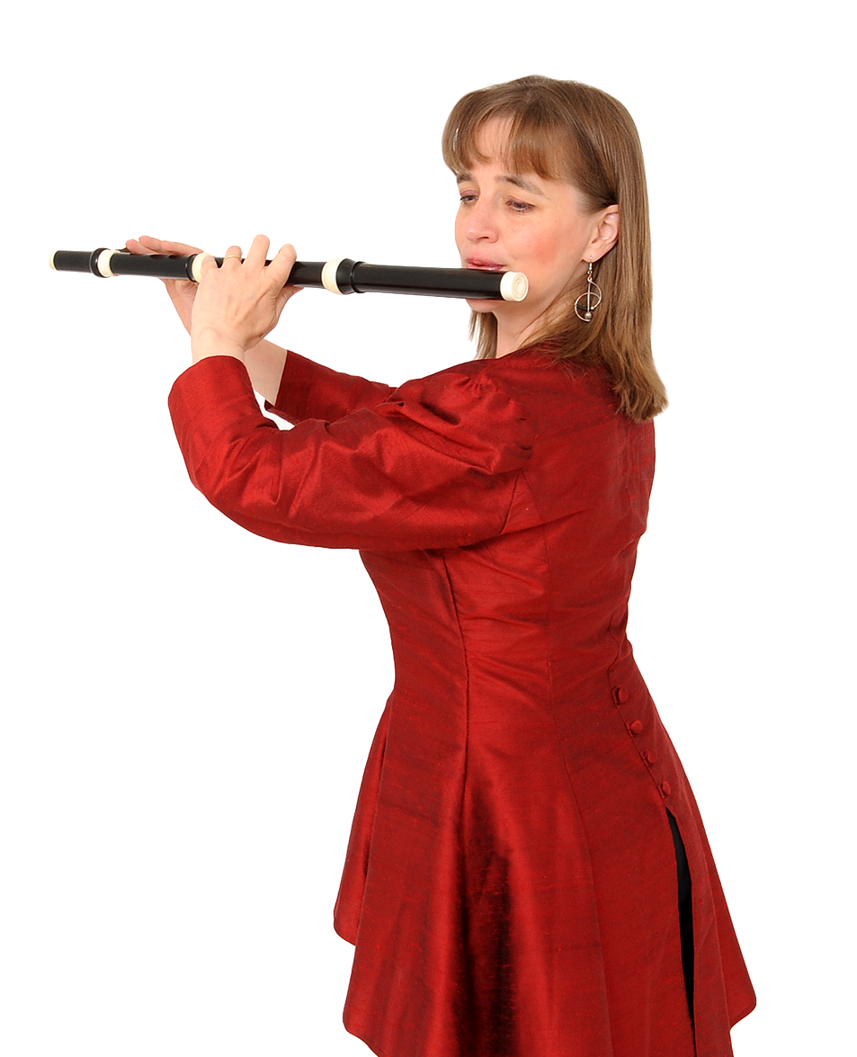 Rachel Brown playing flute