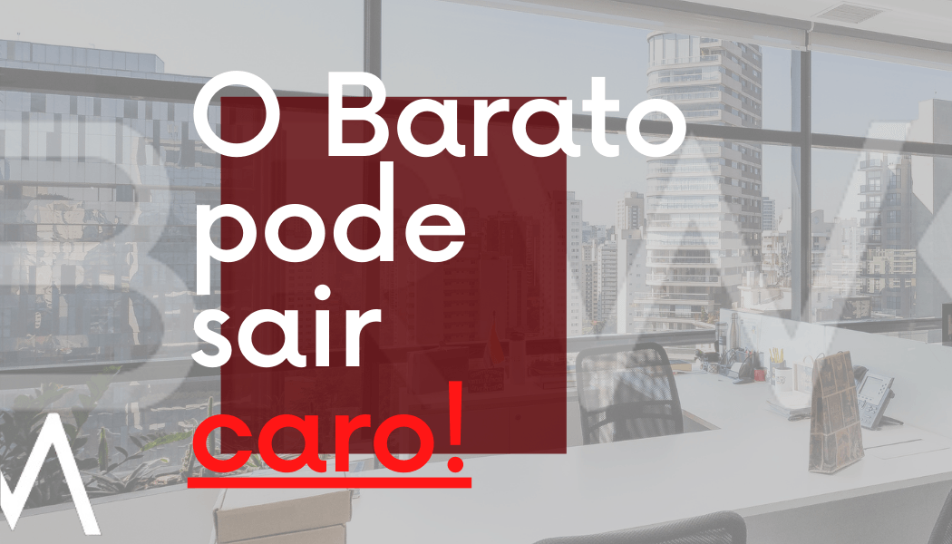 economia barato sai caro obra