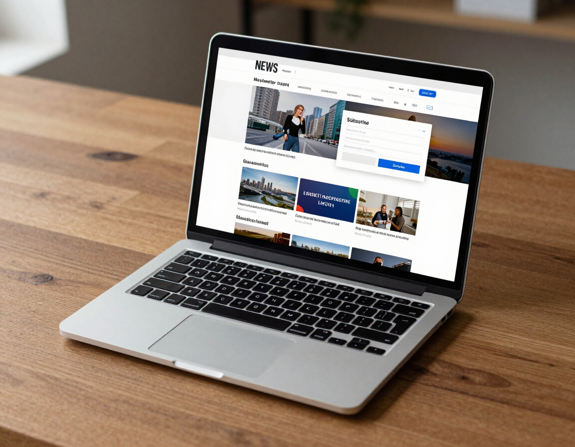 Homepage and newsletter placement