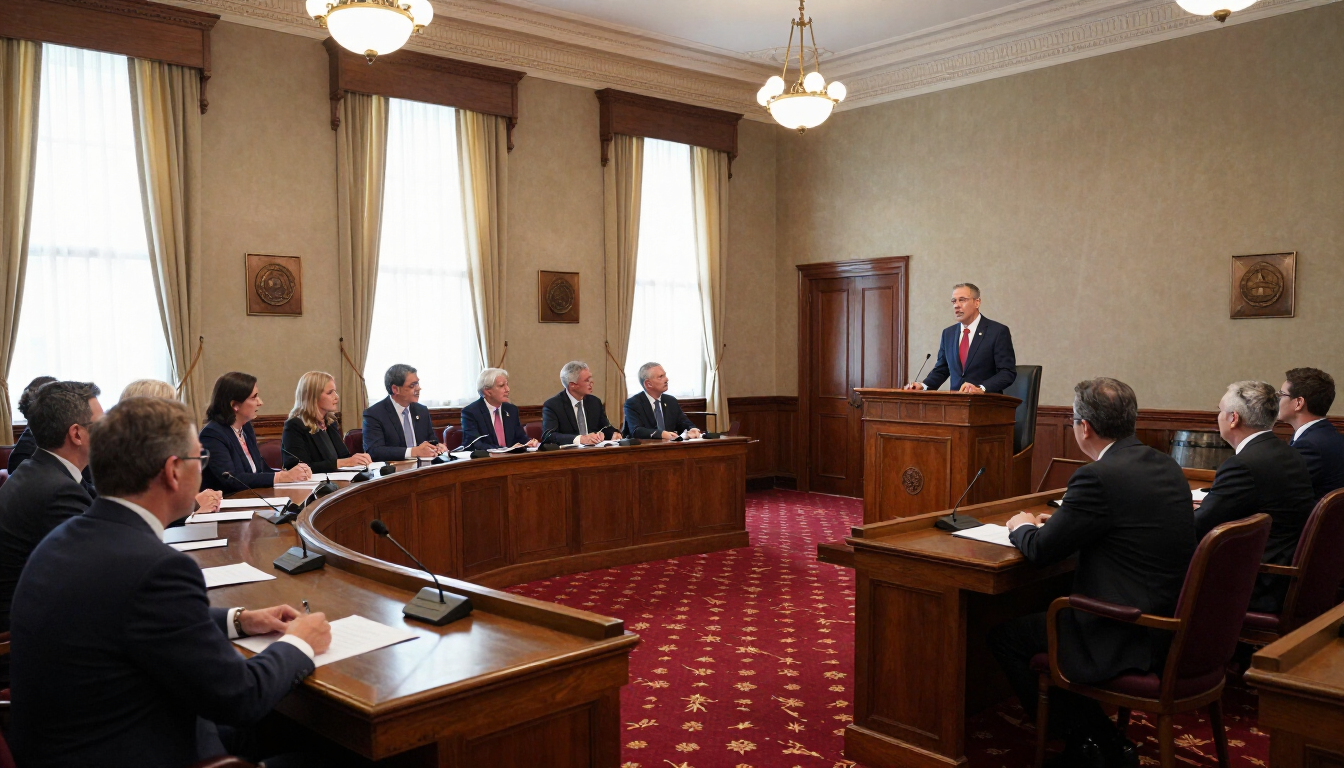 Legislative floor session