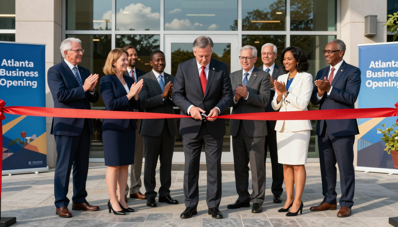 Ribbon cutting ceremony