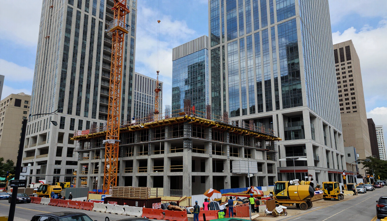 Downtown Atlanta construction