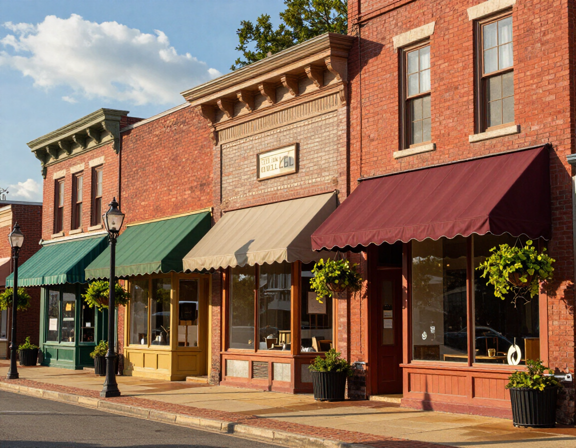 Roswell historic storefronts