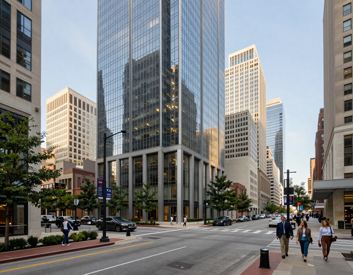 Buckhead skyline street