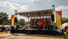 Outdoor cultural festival performance