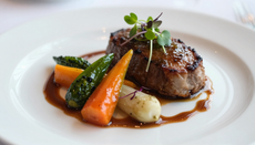 Plated restaurant dish