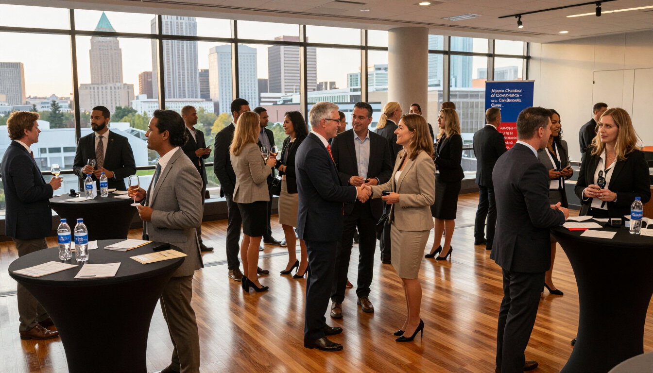 Chamber of commerce networking event