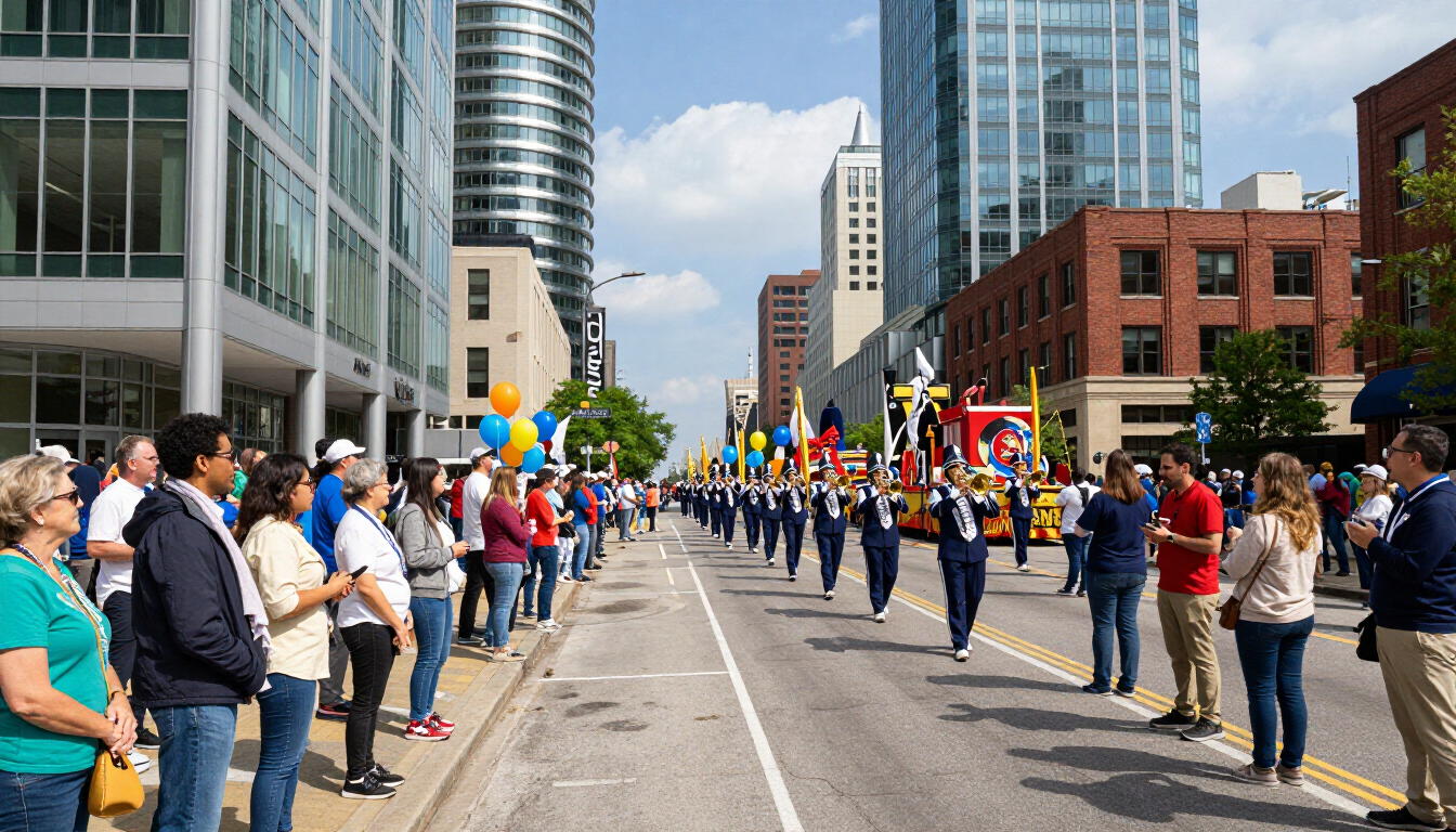 Parade in downtown Atlanta