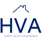 Happy Valley Apartments Logo - Open to go to the home page