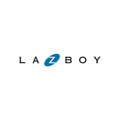 La-Z-Boy logo with black text and a blue “Z” emblem