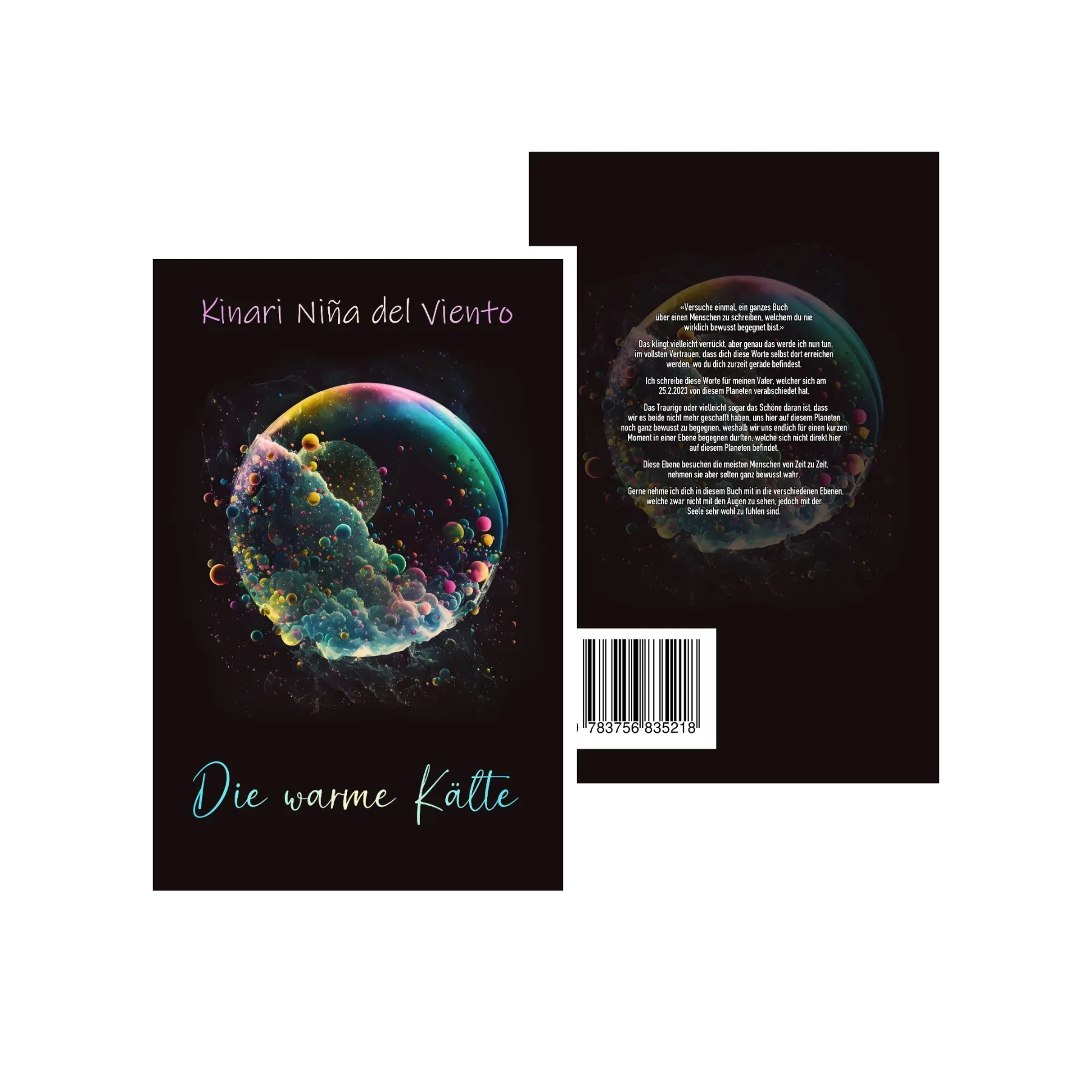 Buchcover Kinari Niña del Viento – extrasicht Design