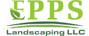 EPPS Landscaping LLC logo in green with leaf and grass accents