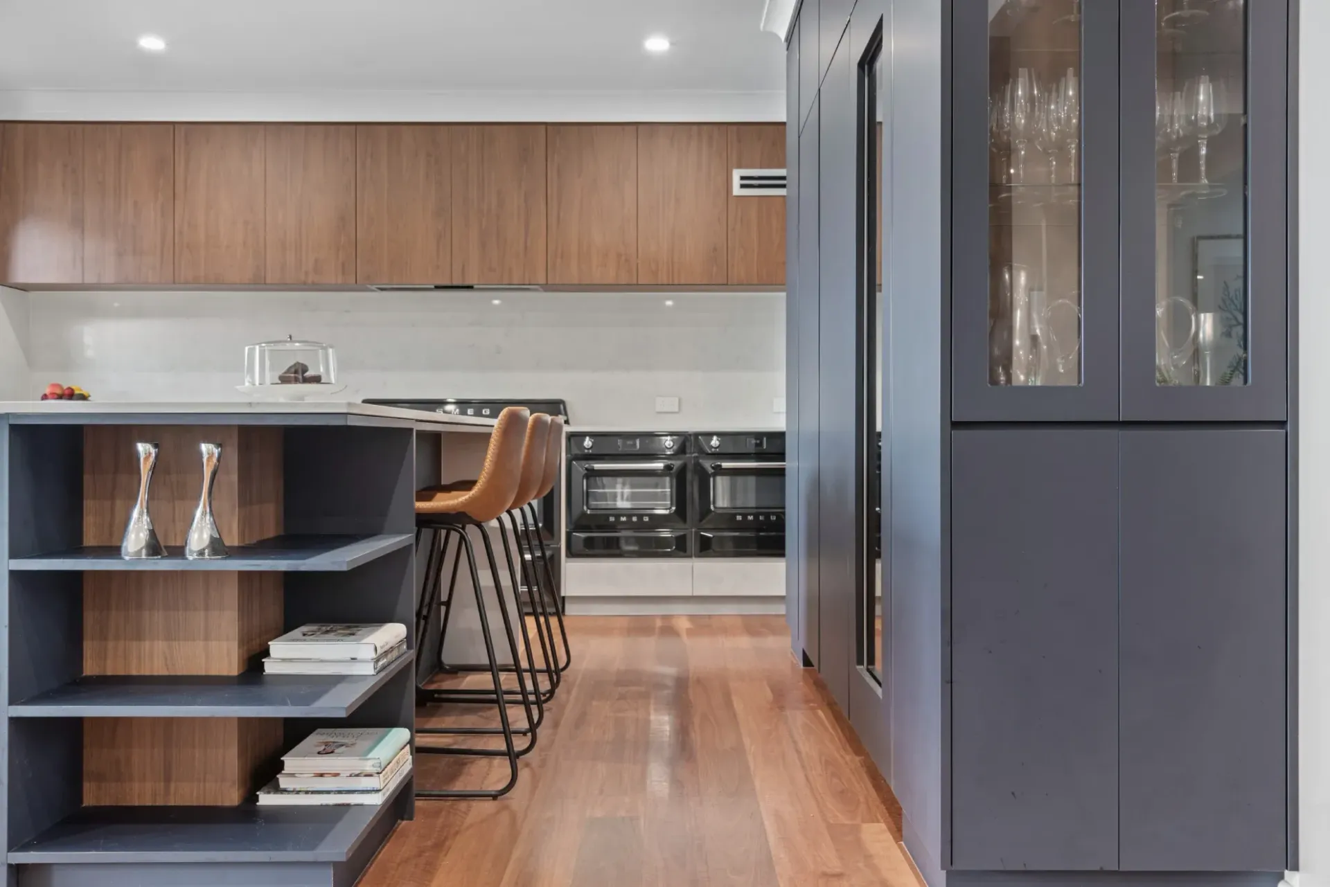 Custom Gray Kitchen Cabinet — Experienced Builder in Bowen, QLD