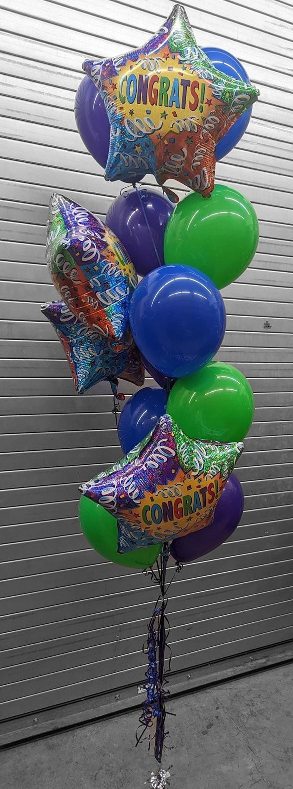A balloon bouquet with