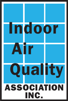 Indoor Air Quality Association, Inc. logo with blue grid and black text.