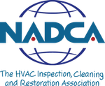 NADCA logo with blue globe and “The HVAC Inspection, Cleaning and Restoration Association” text