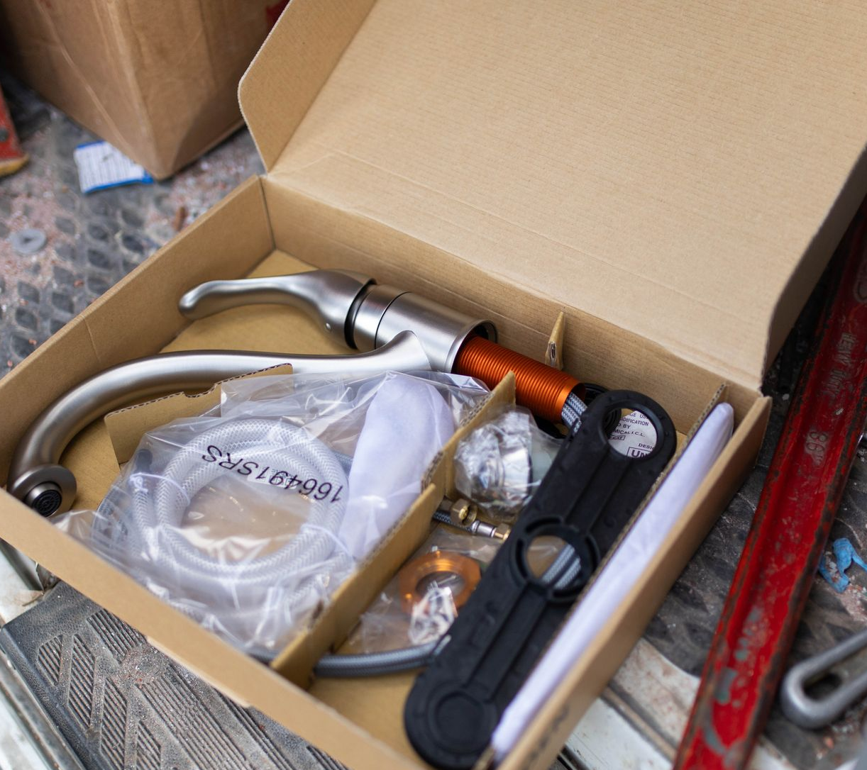 kitchen faucet installation in Lancaster, PA