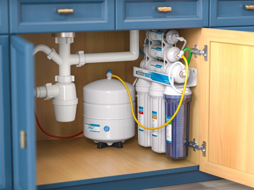 Rheem water softener system installation in Lancaster PA