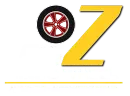 Yellow Z logo with a black-and-red wheel icon and a thin yellow line underneath