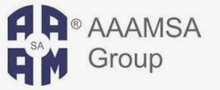 AAAMSA Group logo in gray and blue with SA emblem
