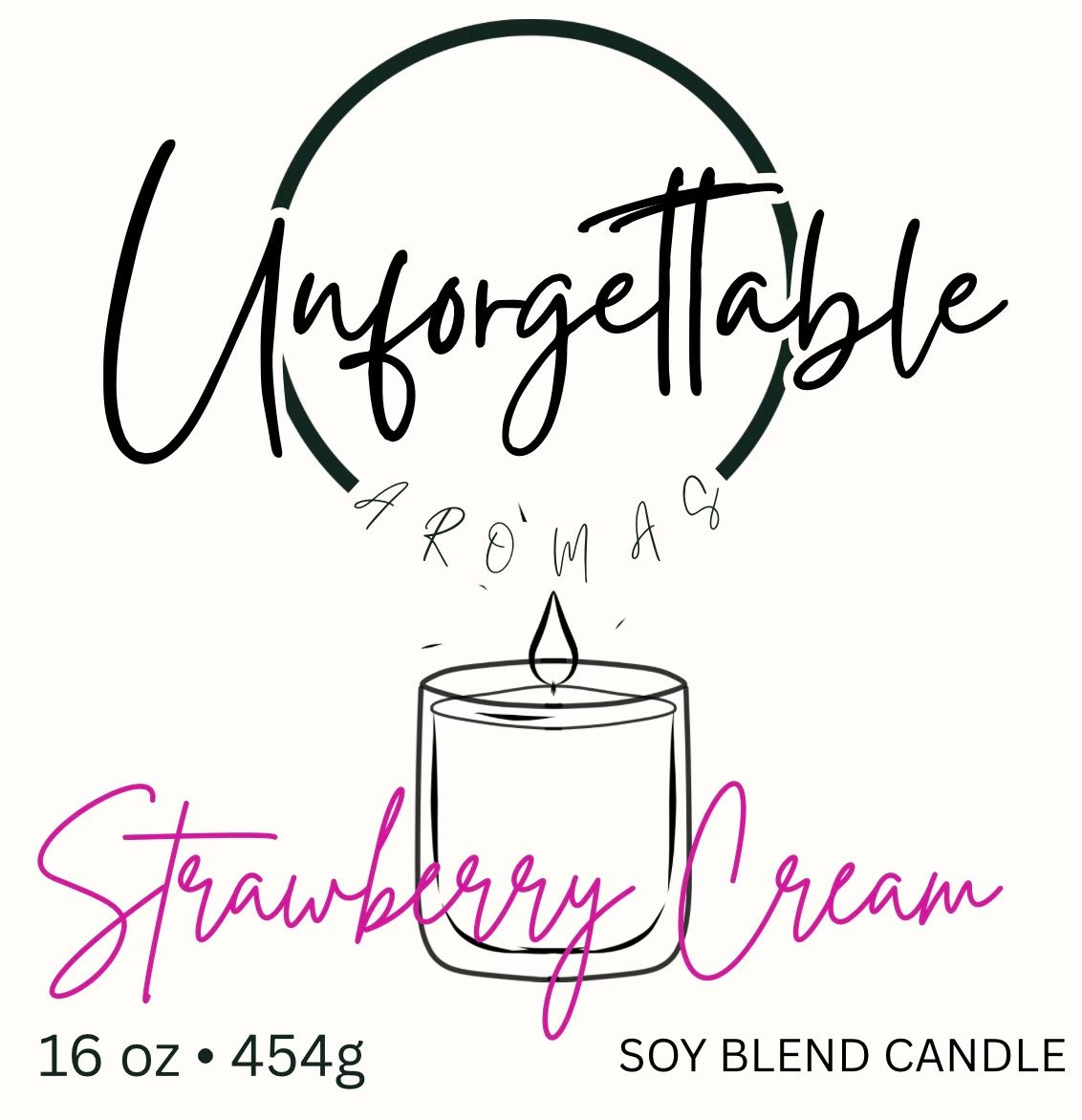 Strawberry Cream -16oz