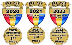Three medals: