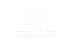 White outline of '40' with 'Mortgage Lenders Available' below.