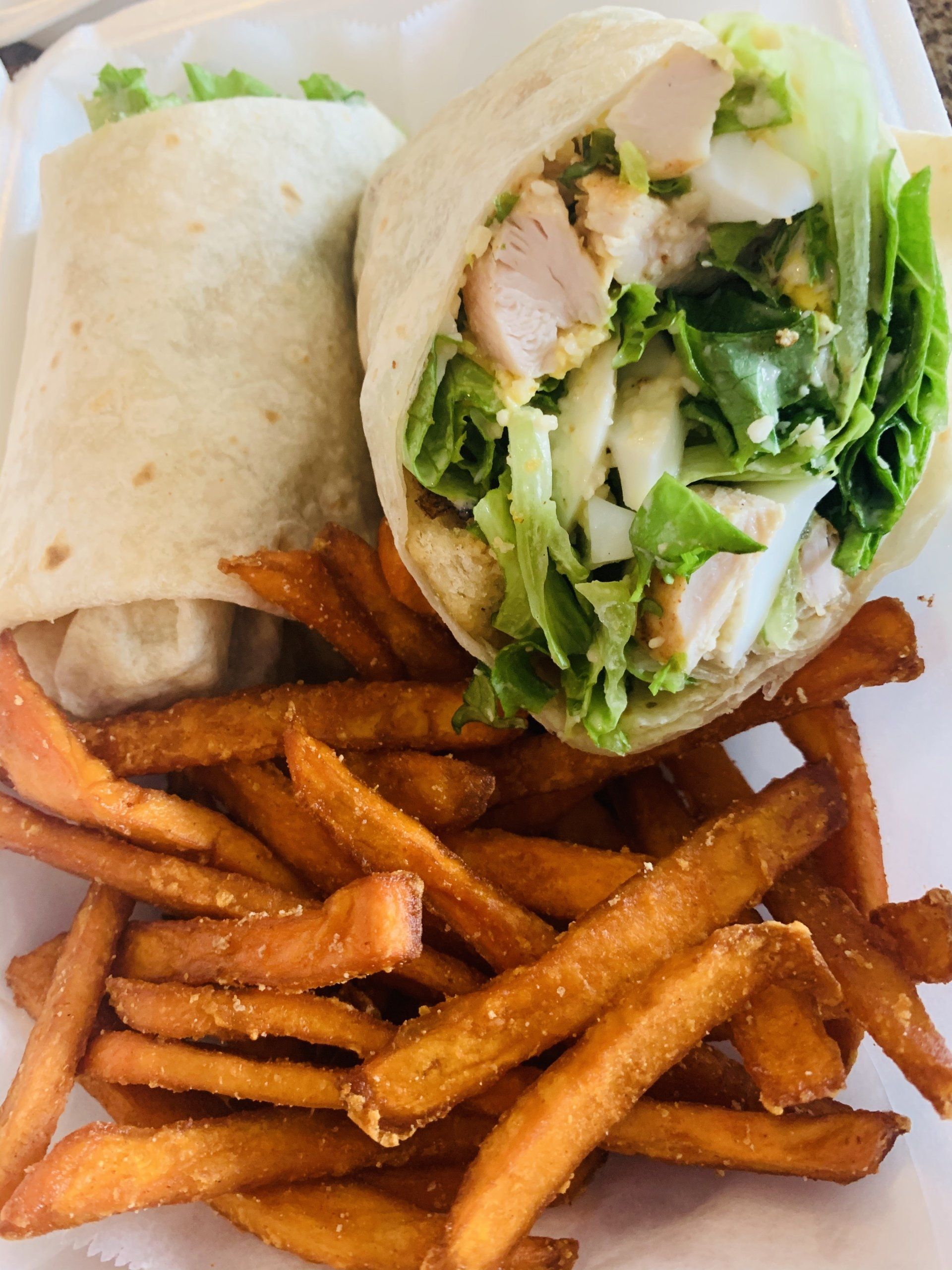 Lunch Wrap at Deacon's