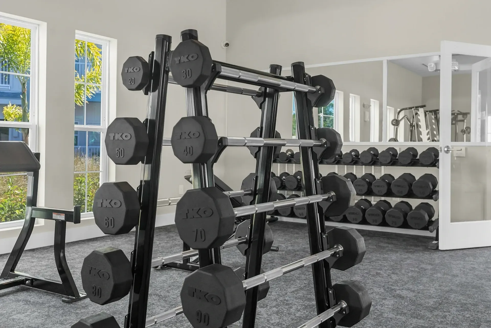Elevate your workout experience in our fully equipped state-of-the-art fitness center.