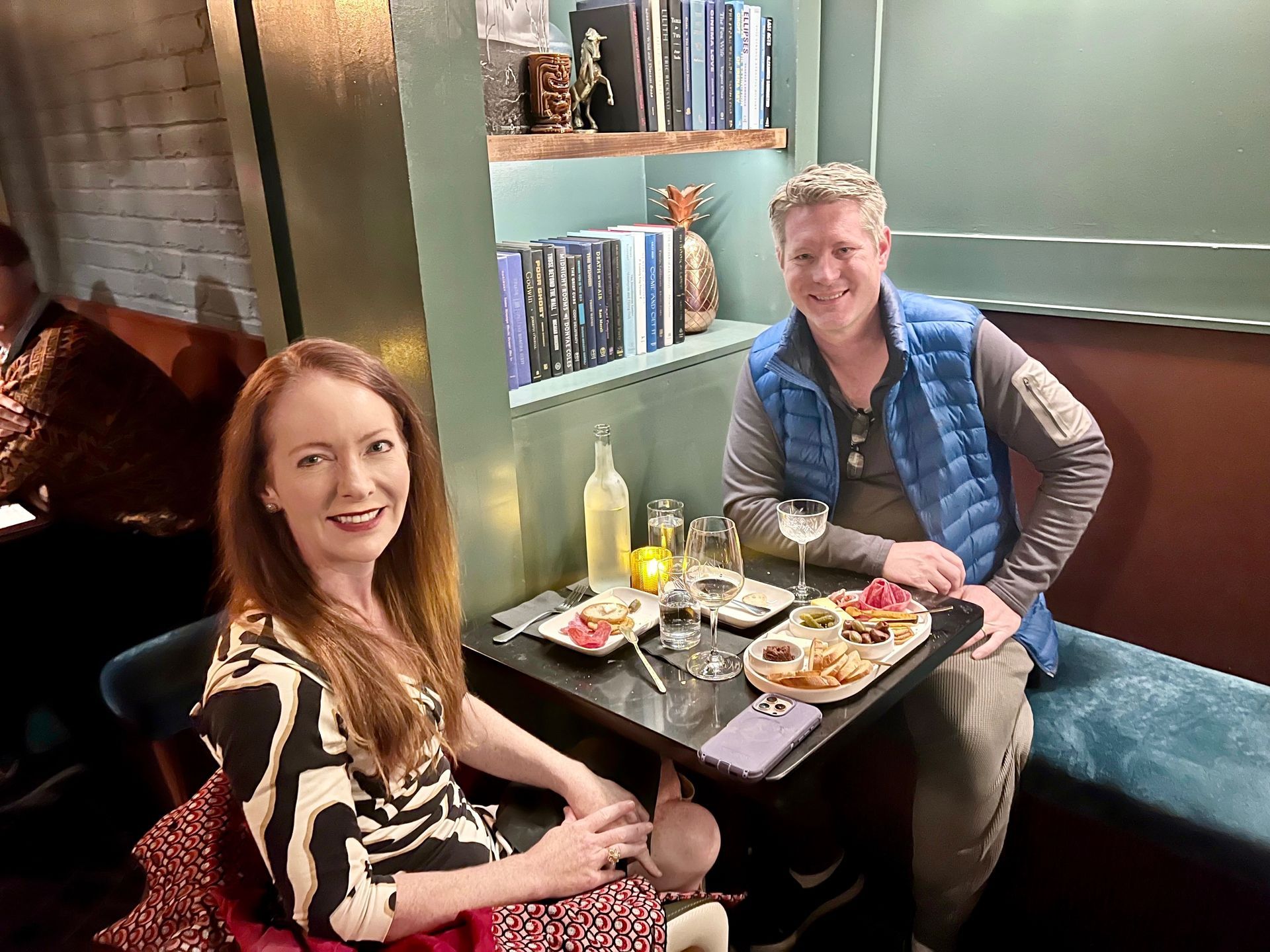 Happy guests at Kin Bar in downtown Gainesville