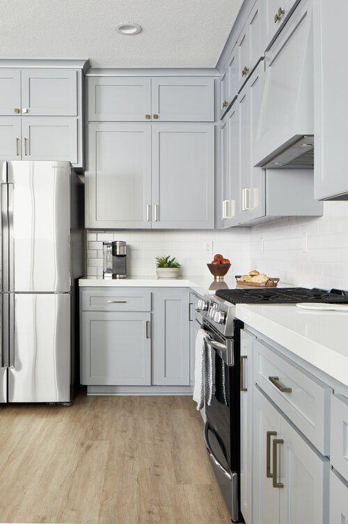 Image of renovated kitchen completed by EDW Construction