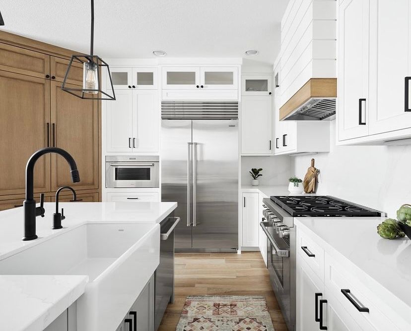 Image of updated kitchen completed by EDW Construction