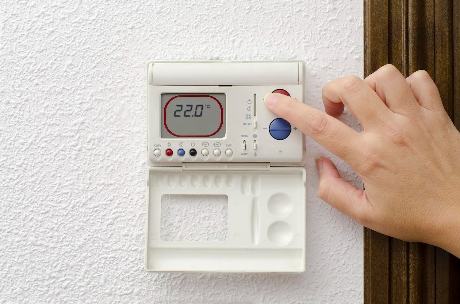 Thermostat repair under HVAC services
