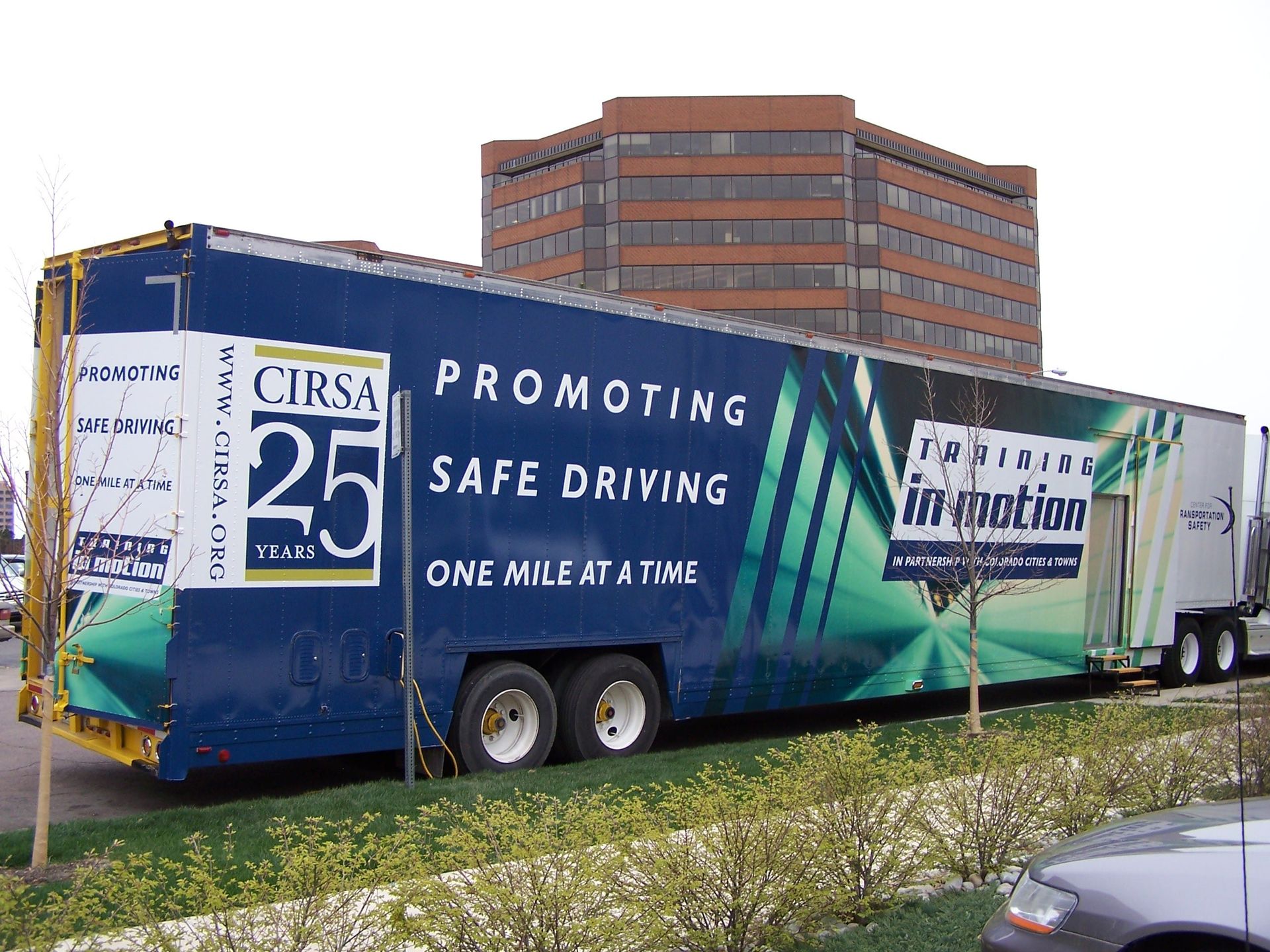 Cirsa 25 years training in motion trailer full wrap Parker Colorado